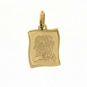 JESUS ​​IN YELLOW GOLD 750 WEIGHT 1 70 G.