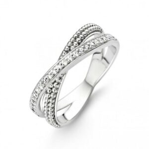 RING YOU FEEL MILAN IN SILVER AND ZIRCONIA