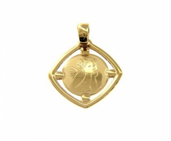 Yellow gold angel weight 1.20 g.