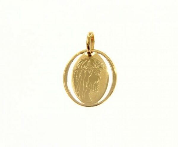 Ges in yellow gold weight 0.70 g.