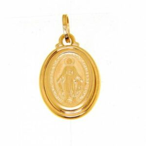 Miraculous Madonna in yellow gold weight 1.70 g.