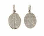 Miraculous Madonna in white gold weight 1.30 g