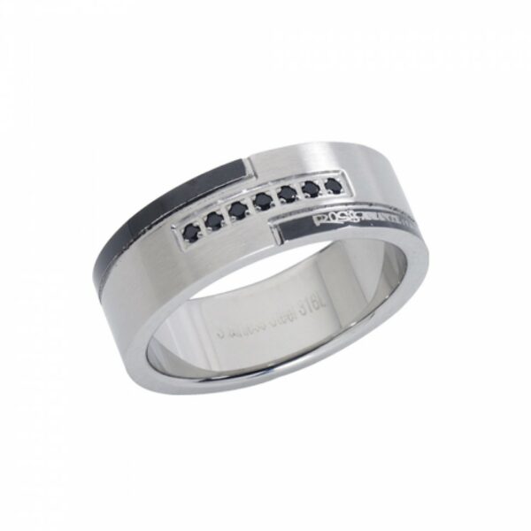 MEN'S RED LOVE RING UAN004ZG