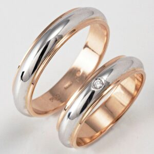 Pair of Polello 2005 wedding rings