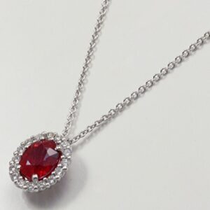 Choker with ruby ​​ct. 0.81 and diamonds ct. 0.15:XNUMX