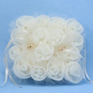 TULLE ROSE WEDDING CUSHION