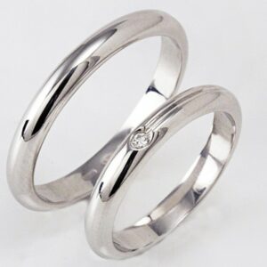 Pair of Polello 2422 wedding rings