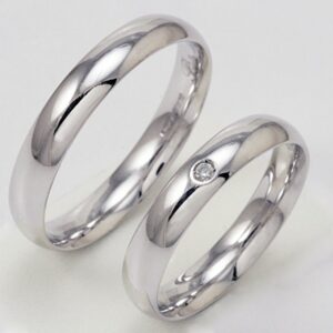 Pair of Polello 2507 wedding rings