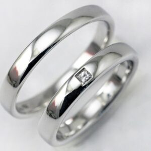 Pair of Polello 2688 wedding rings