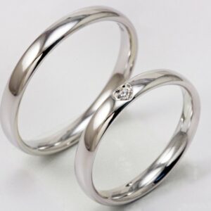 Pair of Polello 3011 wedding rings