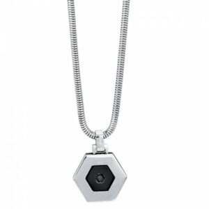 2Jewels man necklace Steel HEXAGON collection