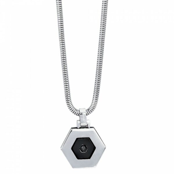 Collana uomo 2Jewels collezione Steel HEXAGON