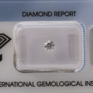 Diamante taglio brillante sigillato certificato IGI ct. 0.32
