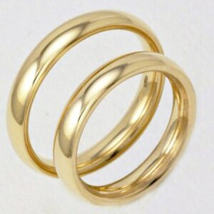 UNOAERRE COMFORTABLE WEDDING RINGS 4 MM