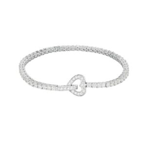 MABINA TENNIS BRACELET IN SILVER AND ZIRCONIA