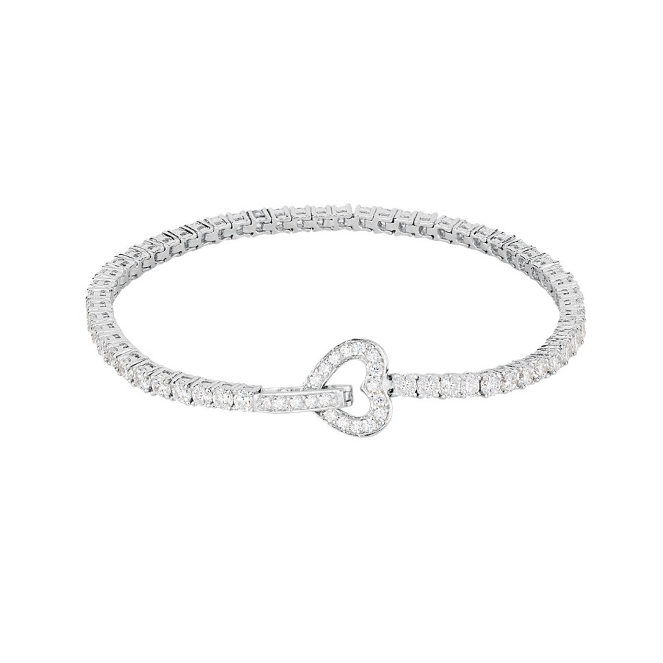 SILVER AND ZIRCONIA MABINA TENNIS BRACELET Biffi Jewels