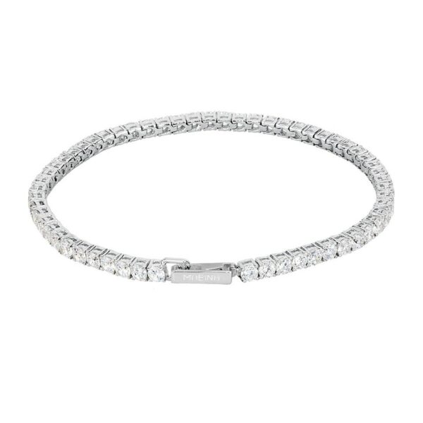 BRACCIALE TENNIS MABINA IN ARGENTO E ZIRCONI