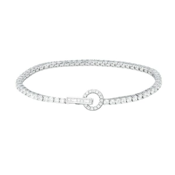 MABINA TENNIS BRACELET IN SILVER AND ZIRCONIA