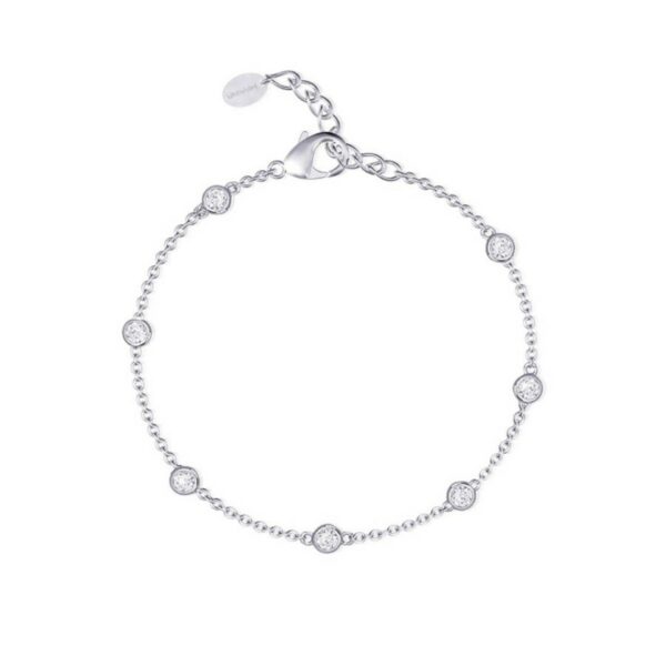 BRACCIALE MABINA IN ARGENTO E ZIRCONI