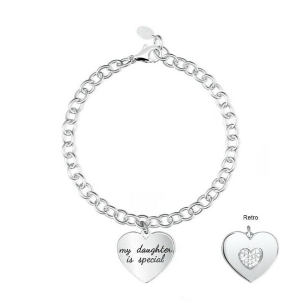 BRACCIALE MABINA IN ARGENTO MIA FIGLIA SPECIALE