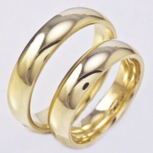 COMFORTABLE WEDDING RINGS 4.7 MM