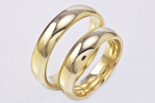 COMFORTABLE WEDDING RINGS 4.7 MM