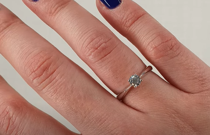Solitario on sale 0.30 ct