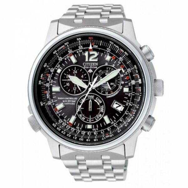 Cronografo Citizen Pilot Radiocontrollato Eco-Drive Uomo AS4020-52E