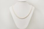 Collana di perle coltivate di 5 mm e oro bianco