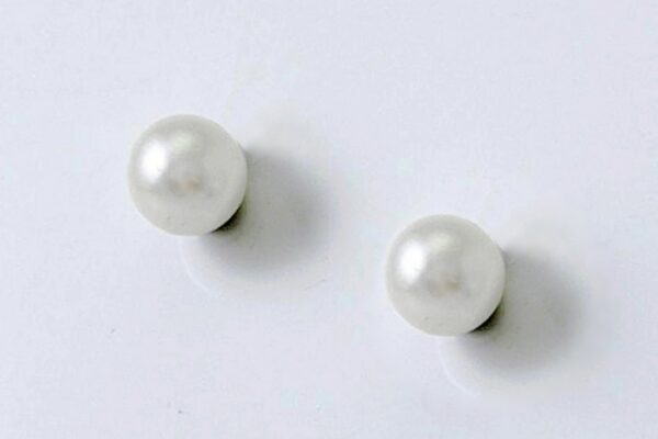Orecchini perle coltivate akoya giapponesi 6.5 mm