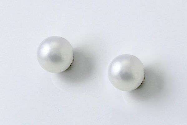 Orecchini perle coltivate akoya giapponesi 7.5 mm