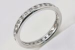 Fedina Eternity con diamanti taglio brillante CT. 0.65