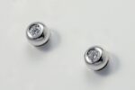 ORECCHINI PUNTI LUCE CON DIAMANTI TAGLIO BRILLANTE CT. 0.10