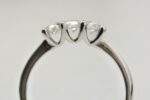 TRILOGY RING WITH BRILLIANT CUT DIAMONDS CT. 0.48:XNUMX