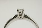 SOLITAIRE RING WITH BRILLIANT CUT DIAMOND CT. 0.15:XNUMX