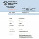RUBINO TAGLIO OVALE CERTIFICATO IGI DI CT. 1.47