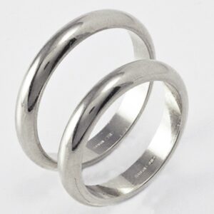 French wedding rings 5 grams white gold