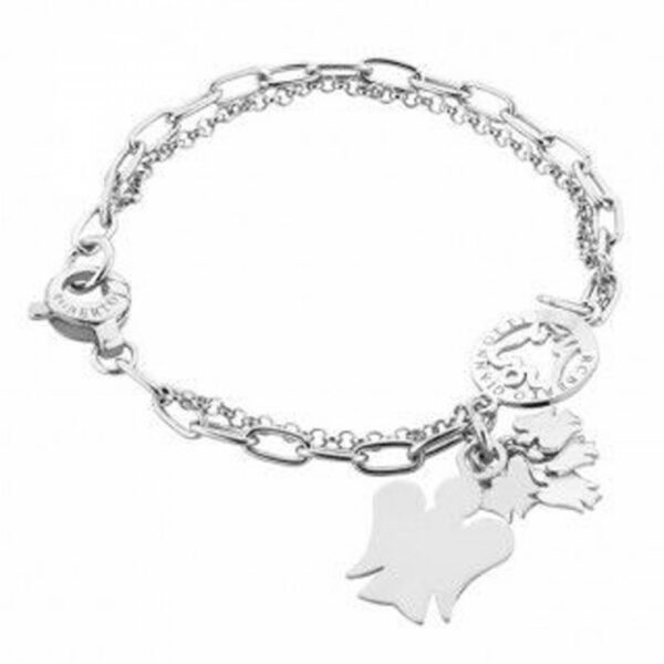 BRACCIALE ROBERTO GIANNOTTI ANGELI IN ARGENTO