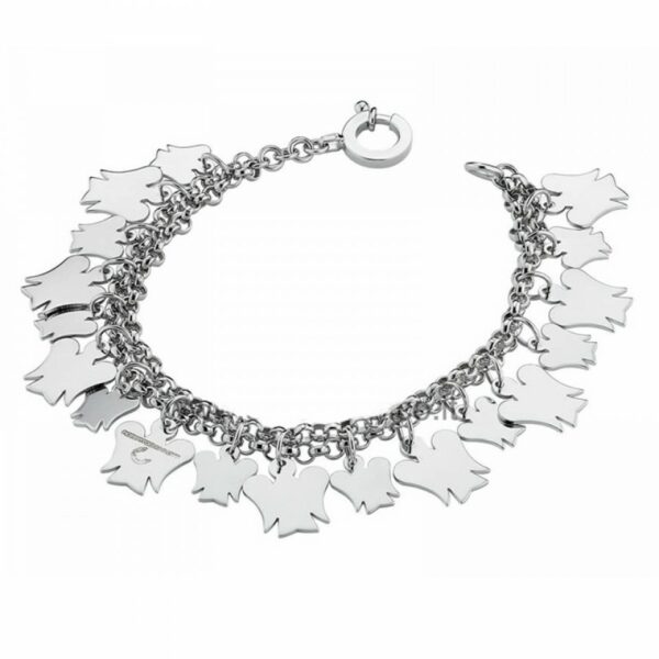 BRACCIALE ROBERTO GIANNOTTI ANGELI IN ARGENTO