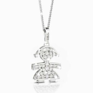 LE BEB FEMMINUCCIA PAVE 'BIG NECKLACE