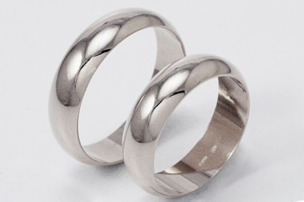 Valances wedding rings 5 ​​grams white gold