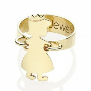 ANELLO COMPONIBILE MY JEWELS CON UN ELEMENTO IN ORO 9 KT