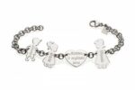 BRACCIALE COMPONIBILE MY JEWELS CON QUATTRO ELEMENTI IN ARGENTO