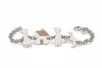 BRACCIALE COMPONIBILE MY JEWELS CON QUATTRO ELEMENTI IN ARGENTO E ZIRCONI