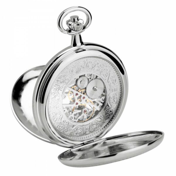 TRIPLE CASE MANUAL WINDING CAPITAL POCKET WATCH