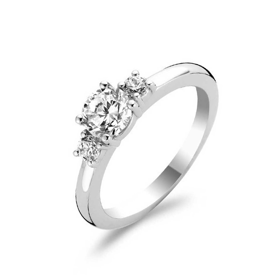 ANELLO TRILOGY TI SENTO MILANO IN ARGENTO E ZIRCONI Biffi Gioielli