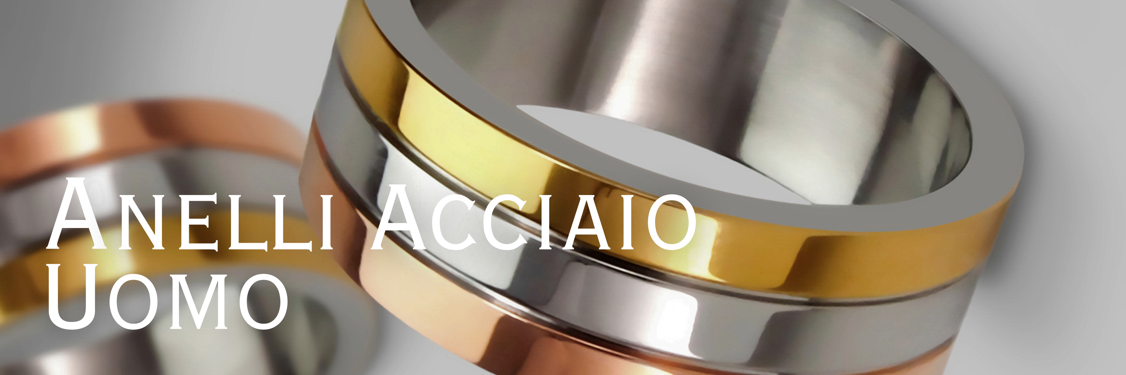 Anelli di hotsell acciaio